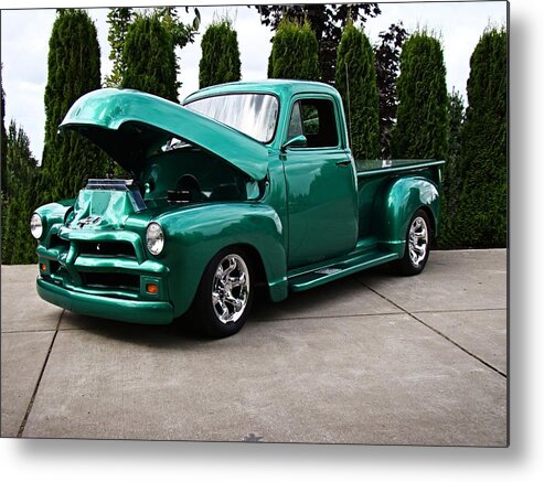 Classic Cars Metal Print featuring the photograph Classic Pickup by Nick Kloepping