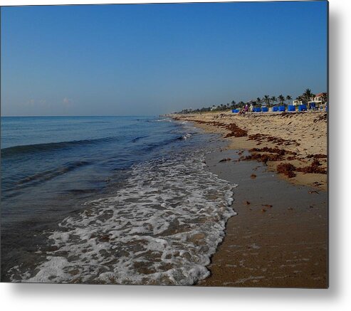 Beach Metal Print featuring the photograph Contentment by Sheila Silverstein