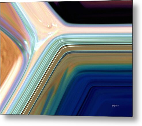 Daylight Into Blue Metal Print featuring the digital art Daylight into Blue by Greg Reed Brown