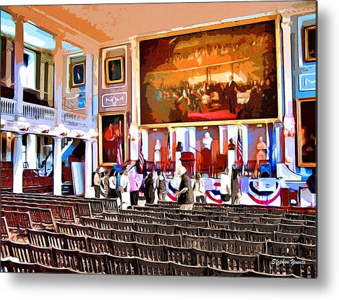 Faneuil Hall Metal Print featuring the digital art Faneuil Hall by Stephen Younts