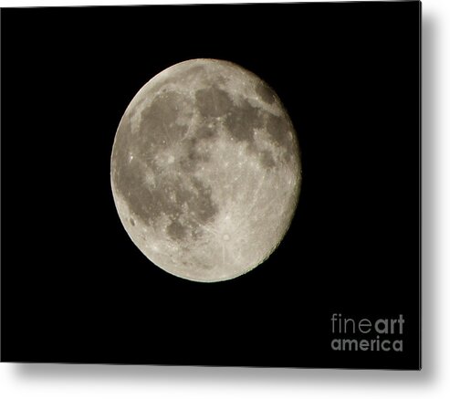 Full Moon Metal Print featuring the photograph Full Moon by Pixel Chimp