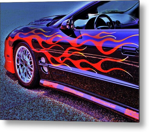 Muscle Car Metal Print featuring the photograph Greased Lightning by Daniel Carvalho
