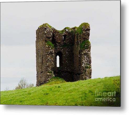 Fine Art Photography Metal Print featuring the photograph Ireland- Castle Ruins I by Patricia Griffin Brett