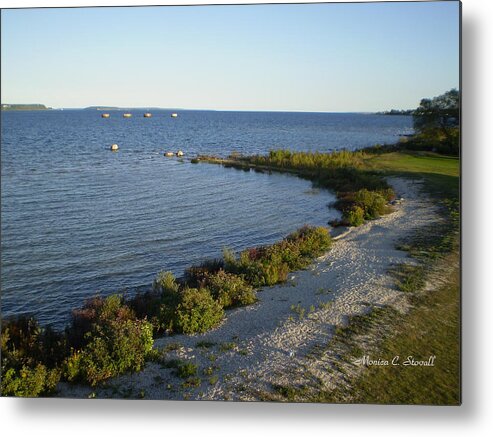  Metal Print featuring the photograph Lake Huron Shoreline Collection - St. Ignace MI by Monica C Stovall
