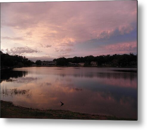 Sunset Metal Print featuring the photograph Lake Sunset by Kim Galluzzo Wozniak