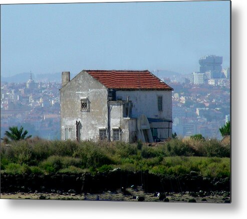 Travel Photography Metal Print featuring the photograph Lisbon Portugal by Jean Wolfrum