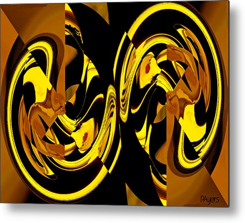 Paula Ayers Metal Print featuring the digital art Luck times Four by Paula Ayers