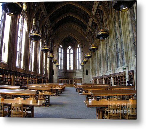Library Metal Print featuring the photograph Magic Library by Silvie Kendall