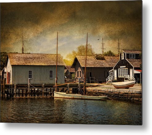 Boats Metal Print featuring the photograph Mystic Sun by Robin-Lee Vieira