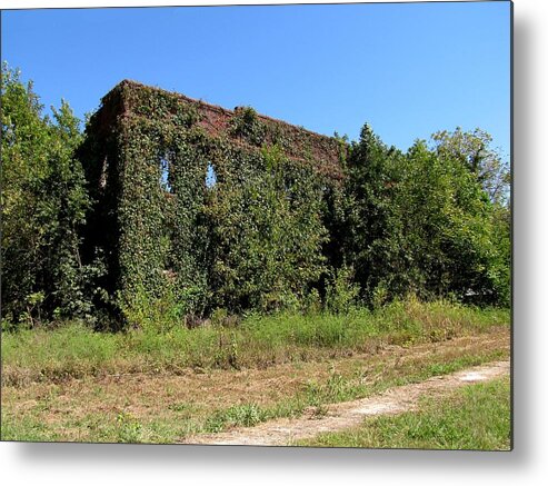 Ghost Town Metal Print featuring the photograph Neosho Falls Ghost Town by Keith Stokes