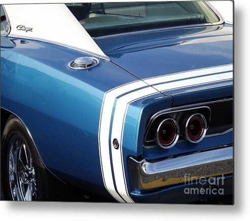 70's Metal Print featuring the photograph Nothing But The Tail Lights by Chad Thompson