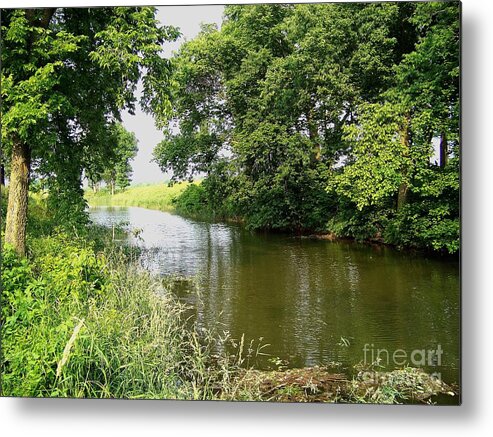 Ohio Metal Print featuring the photograph Ohio Erie Canal Station 1825 by Charles Robinson