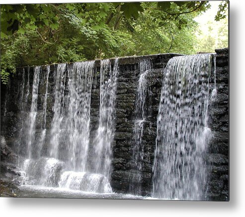 Old Mill Waterfall Metal Print featuring the photograph Old Mill Waterfall by Bill Cannon