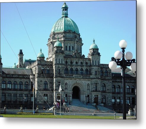 Victoria Metal Print featuring the photograph Parliament Building by Kelly Manning
