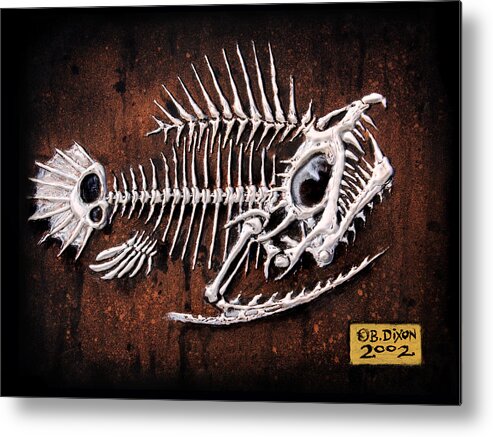 Fish Metal Print featuring the painting Pescado Uno by Baron Dixon