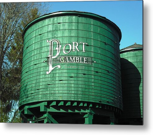 Port Gamble Metal Print featuring the photograph Port Gamble by Kelly Manning