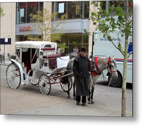 Landscape Metal Print featuring the photograph Ready for a Buggy Ride by Val Oconnor