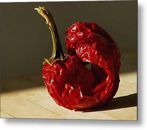 Vegetables Metal Print featuring the photograph Red Pepper by Joe Schofield