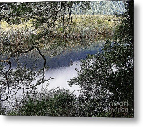 Reflections Metal Print featuring the photograph River Reflections by Louise Peardon