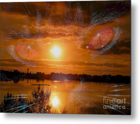 Halloween Metal Print featuring the photograph Scarry Night by Laurence Oliver