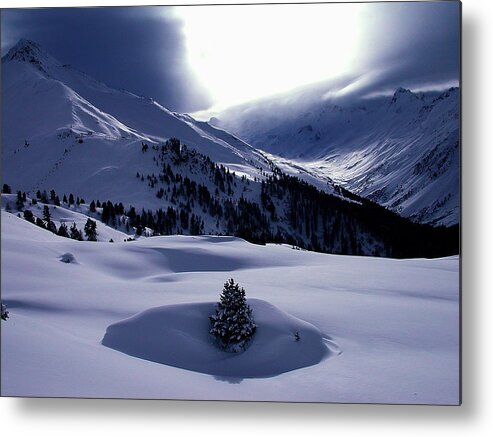 Colette Metal Print featuring the photograph Snow Mountain Austria by Colette V Hera Guggenheim
