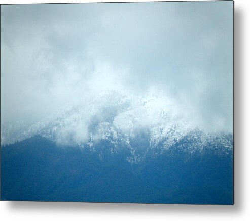  Metal Print featuring the photograph Snowy Hill by William McCoy