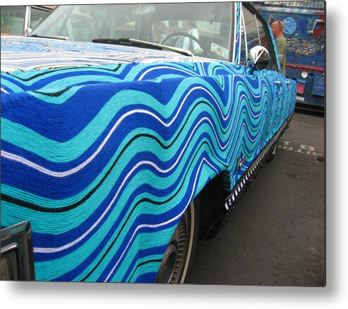 Car Of Yarn Metal Print featuring the photograph Spin A Yarn Car by Kym Backland