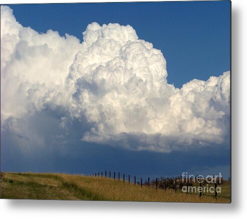 Clouds Metal Print featuring the photograph Storm's A Brewin' by Dorrene BrownButterfield