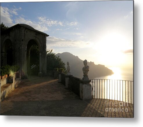 Amalfi Metal Print featuring the photograph Sunrise in Ravello by Tatyana Searcy