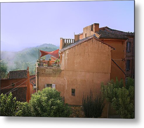 Sandra Anderson Metal Print featuring the photograph Sunrise in Roussillon by Sandra Anderson