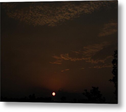 Sunset Metal Print featuring the photograph Sunset Sky Afar by Kim Galluzzo