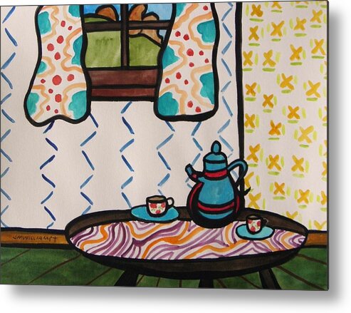 Tea Metal Print featuring the painting Tea Time by John Williams