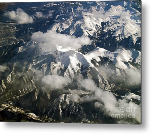 Fine Art Photography Metal Print featuring the photograph View From Above by Patricia Griffin Brett