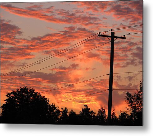 Sunset Metal Print featuring the photograph West Of Mossyrock East Of Heaven by Rory Siegel