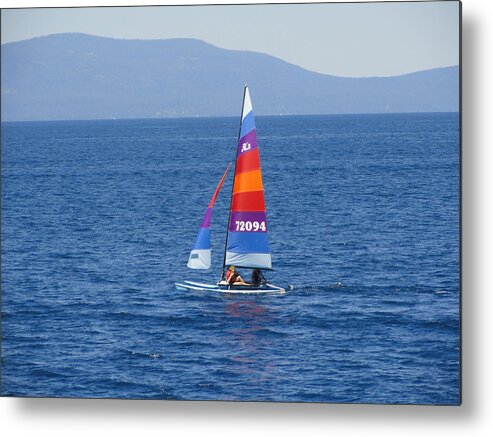Sail Metal Print featuring the photograph Wide Sail by Shannon Grissom