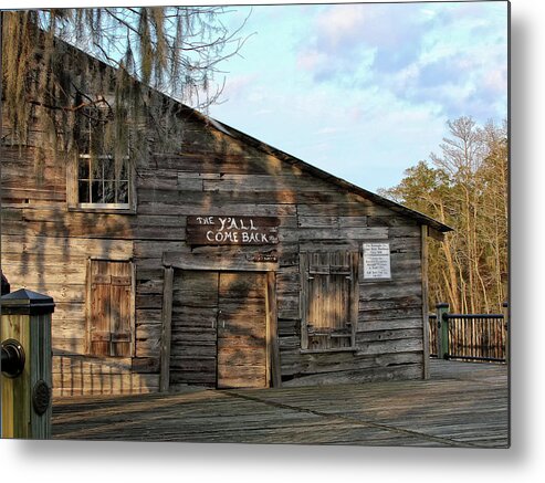  Conway Sc Metal Print featuring the photograph Y'all Come Back by Sandra Anderson