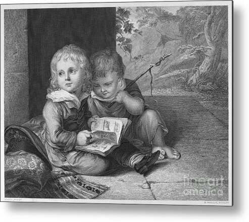 1795 Metal Print featuring the photograph YOUNG BOYS, c1795 by Granger