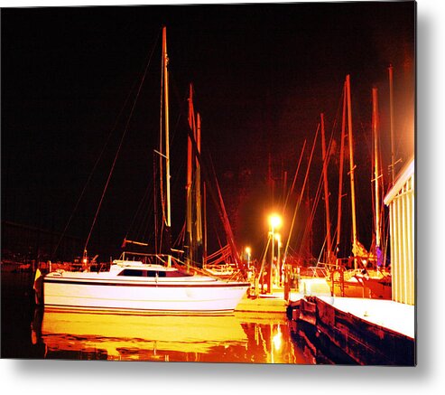 Marina Metal Print featuring the photograph At Rest #1 by Chuck Shafer