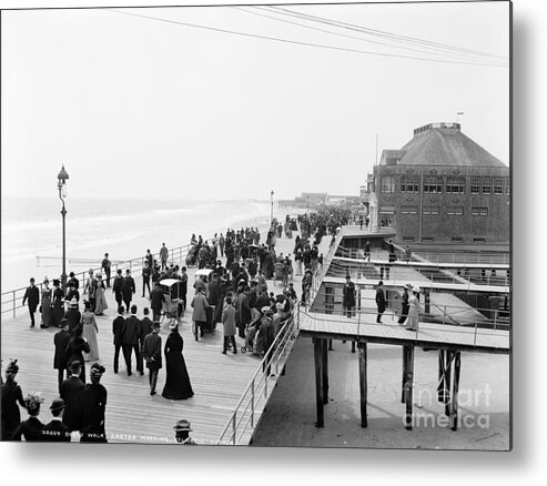 1900 Metal Print featuring the photograph Atlantic City: Boardwalk #1 by Granger