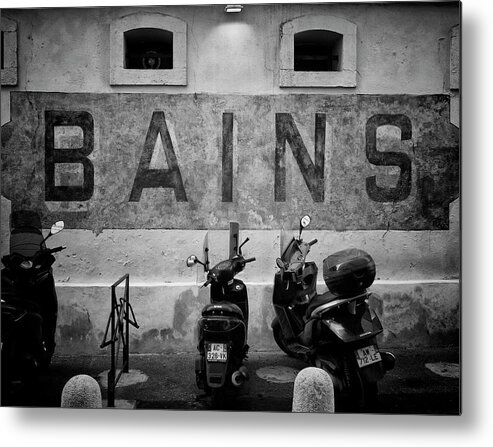Bains Metal Print featuring the photograph Bains #2 by Jessica Levant