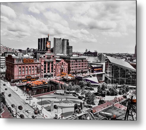 Baltimore Metal Print featuring the photograph Baltimore Power Plant #1 by Chris Montcalmo
