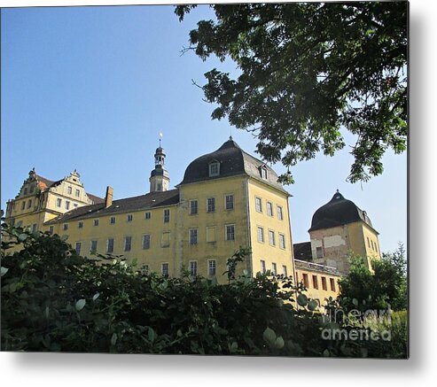 Castle Metal Print featuring the photograph Castle of Coswig #2 by Chani Demuijlder