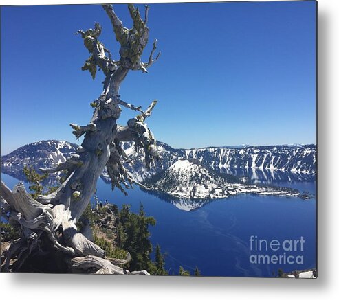 Crater Lake Metal Print featuring the photograph Crater Lake #1 by Dorota Nowak