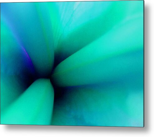Teal Metal Print featuring the photograph Dreamstate in Teal #1 by Carolyn Jacob