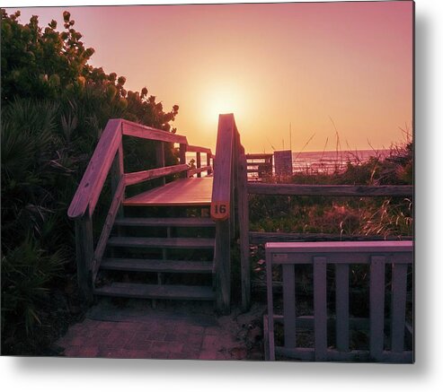 Florida Beaches Metal Print featuring the photograph My Atlantic Dream - The Boardwalk. #2 by Carlos Avila