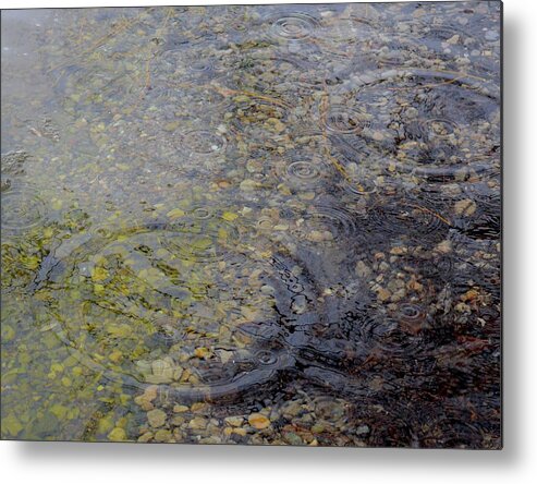 Abstract Metal Print featuring the digital art Ripples #1 by Lyle Crump