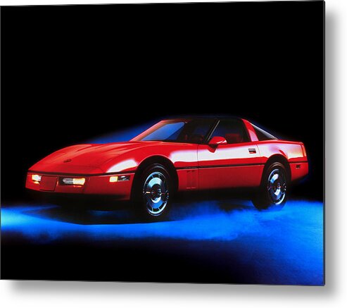 Chevrolet Corvette Metal Print featuring the digital art Chevrolet Corvette #13 by Super Lovely