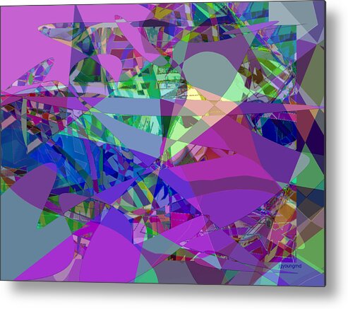 Jgyoungmd Metal Print featuring the digital art 170208a by Jgyoungmd Aka John G Young MD