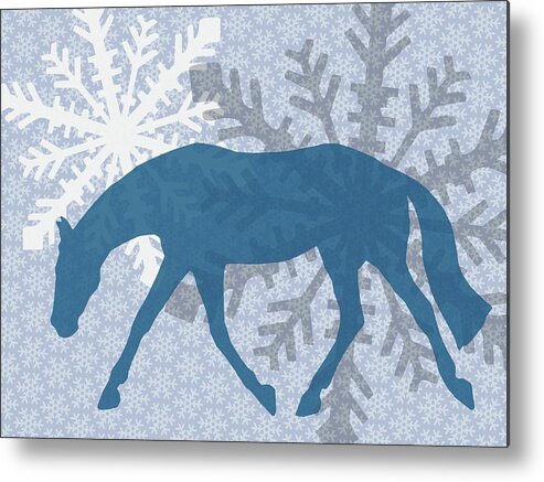 Art Metal Print featuring the photograph Winter Stretch  by Dressage Design