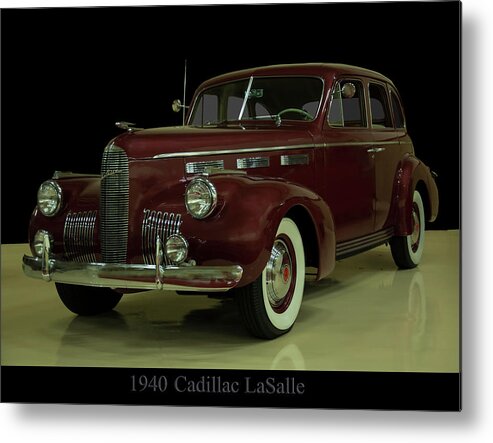 1940 Cadillac Lasalle Metal Print featuring the photograph 1940 Cadillac LaSalle by Flees Photos